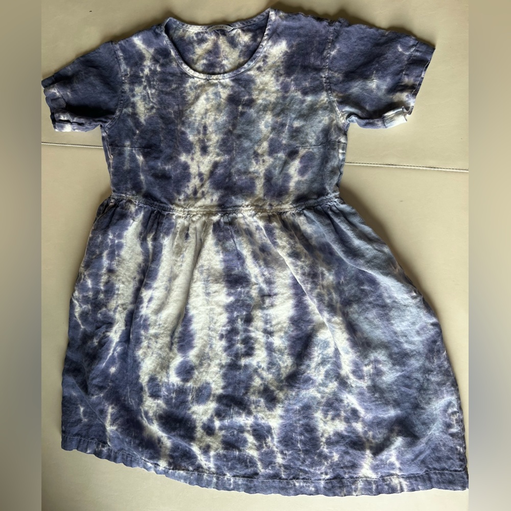 Linen Fox Anna Dress Size M.  Hand dyed.